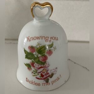 Vintage 1980’s Strawberry Shortcake Porcelain Bell